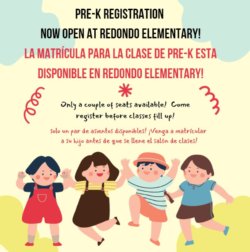 Pre-K Registration Now Open!